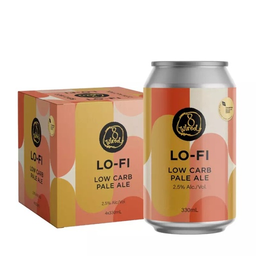 8 Wired Lo Fi Pale Ale 24x 330ml Cans Case